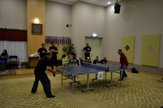 Pertandingan Ping Pong Masjid Tuanku Mizan Zainal Abidin