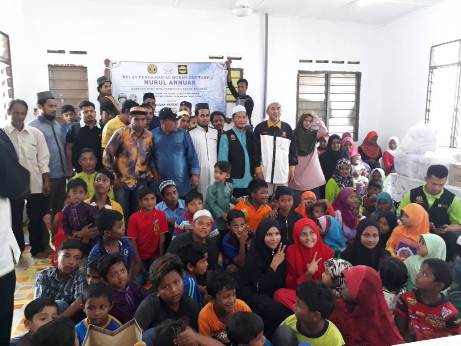 Ziarah Mahabbah Menyampaikan Sumbangan Kepada Warga Rohingya Dan Pembukaan Kelas Pengajian Al-Quran Dan Tahfiz Nurul Annuar