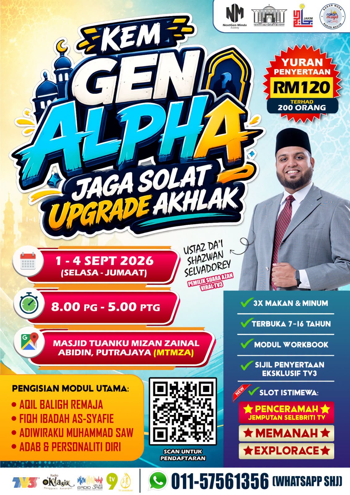Kem Cuti Sekolah : Kem Gen Aplha “Jaga Solat U